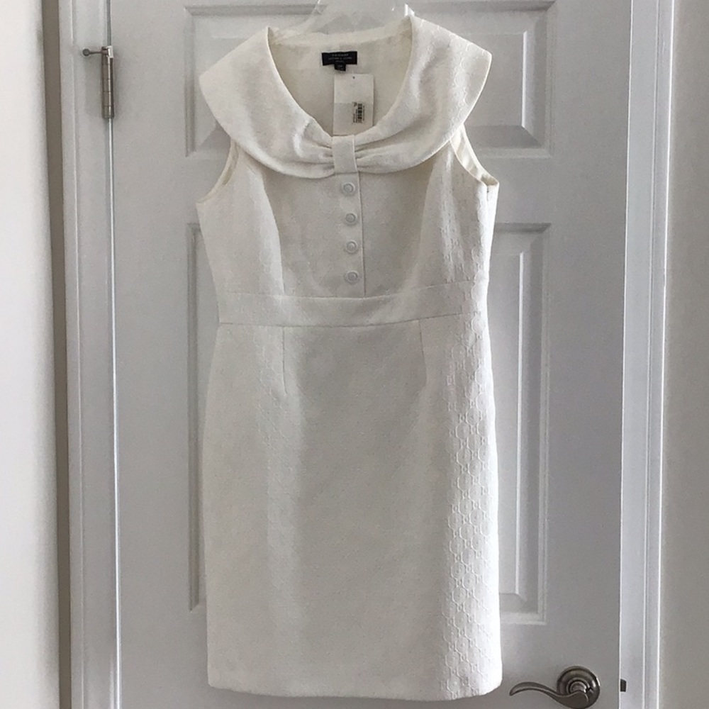 Tahari Arthur S. Levine Cream Dress